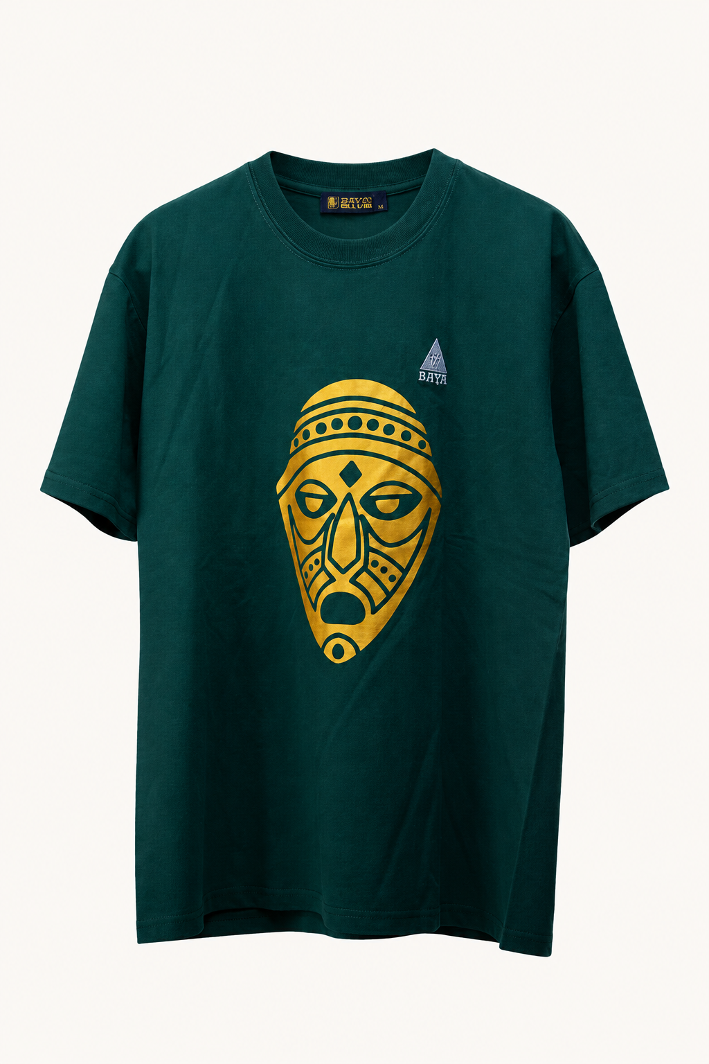 Haut Vert — Motif Masque